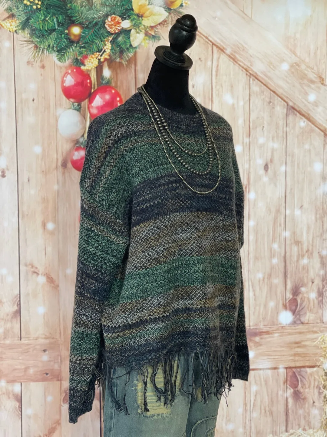 Fringe Sweater- Soft & Cozy!