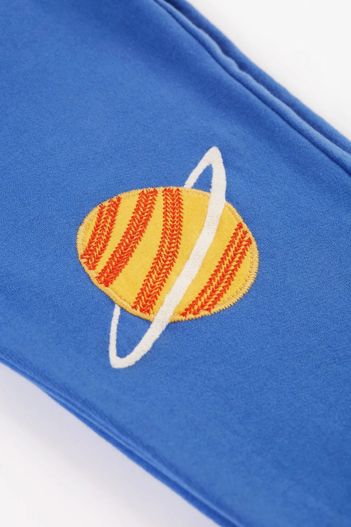 Frugi Malpas Applique Joggers Blue Rocket