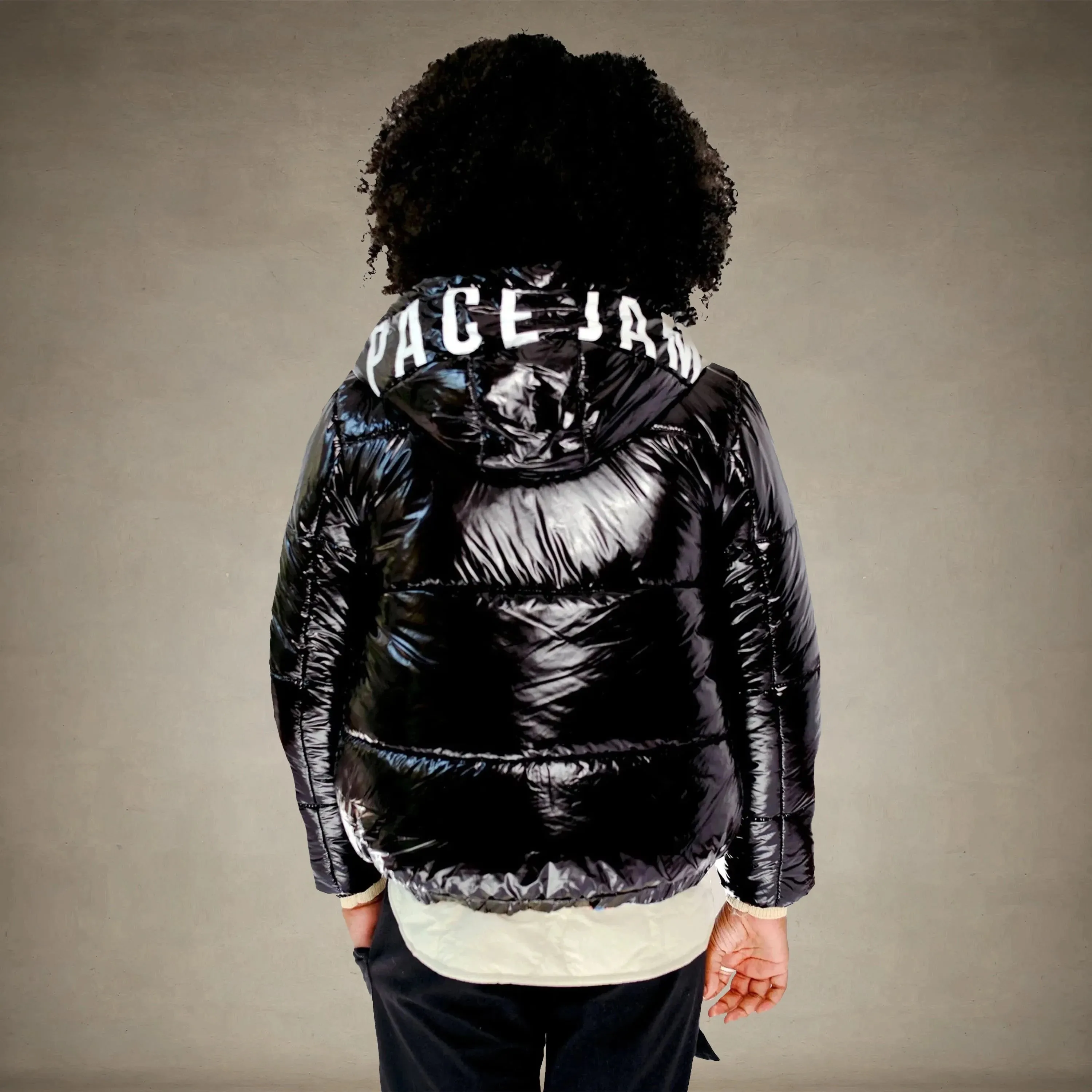Girl's Cire Puffer with Mash Print Lining Jacket - FINAL SALE