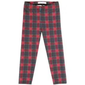 Girls Tartan Leggings