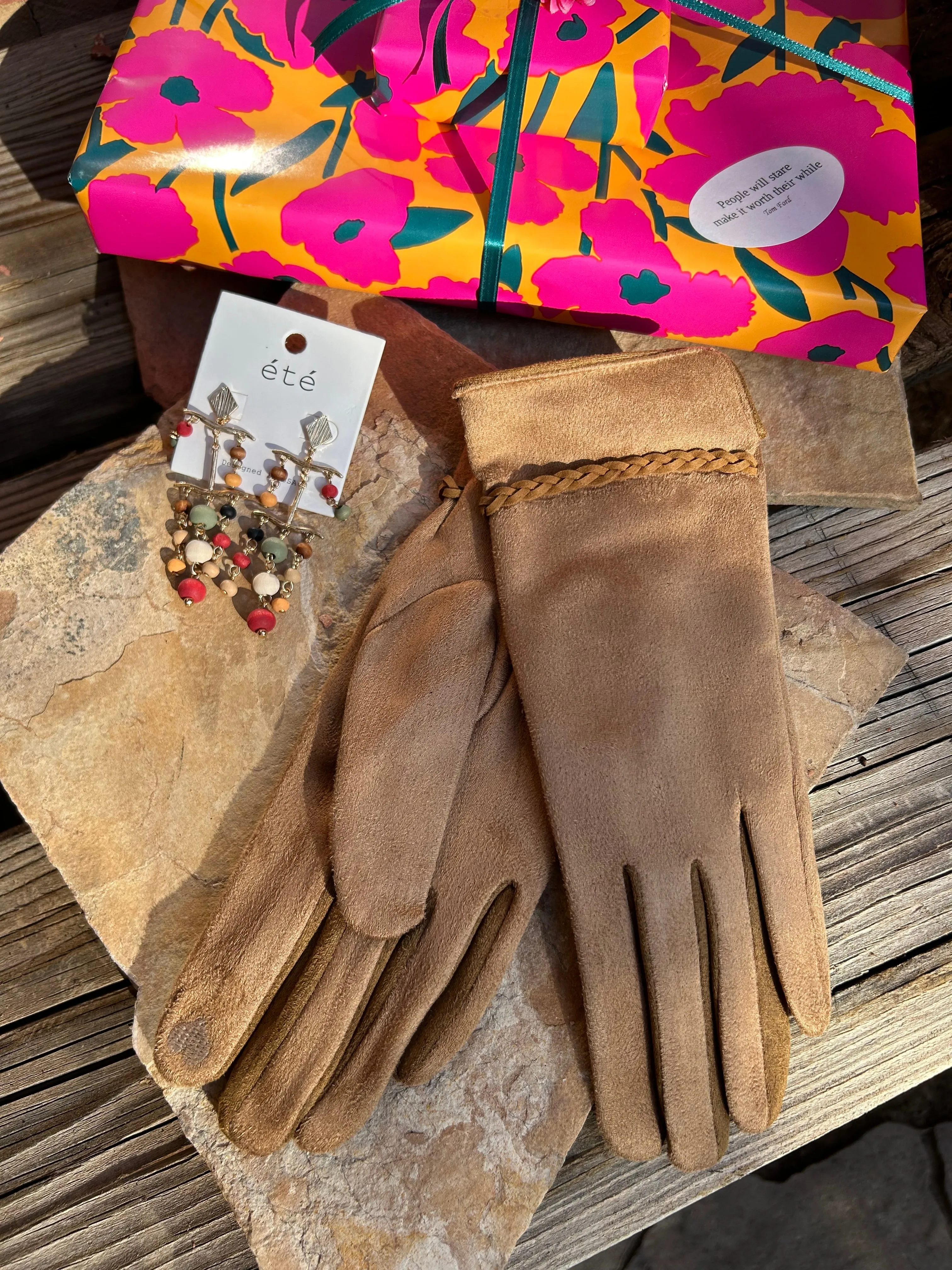Gloves Suede Classic Smart Touch Design