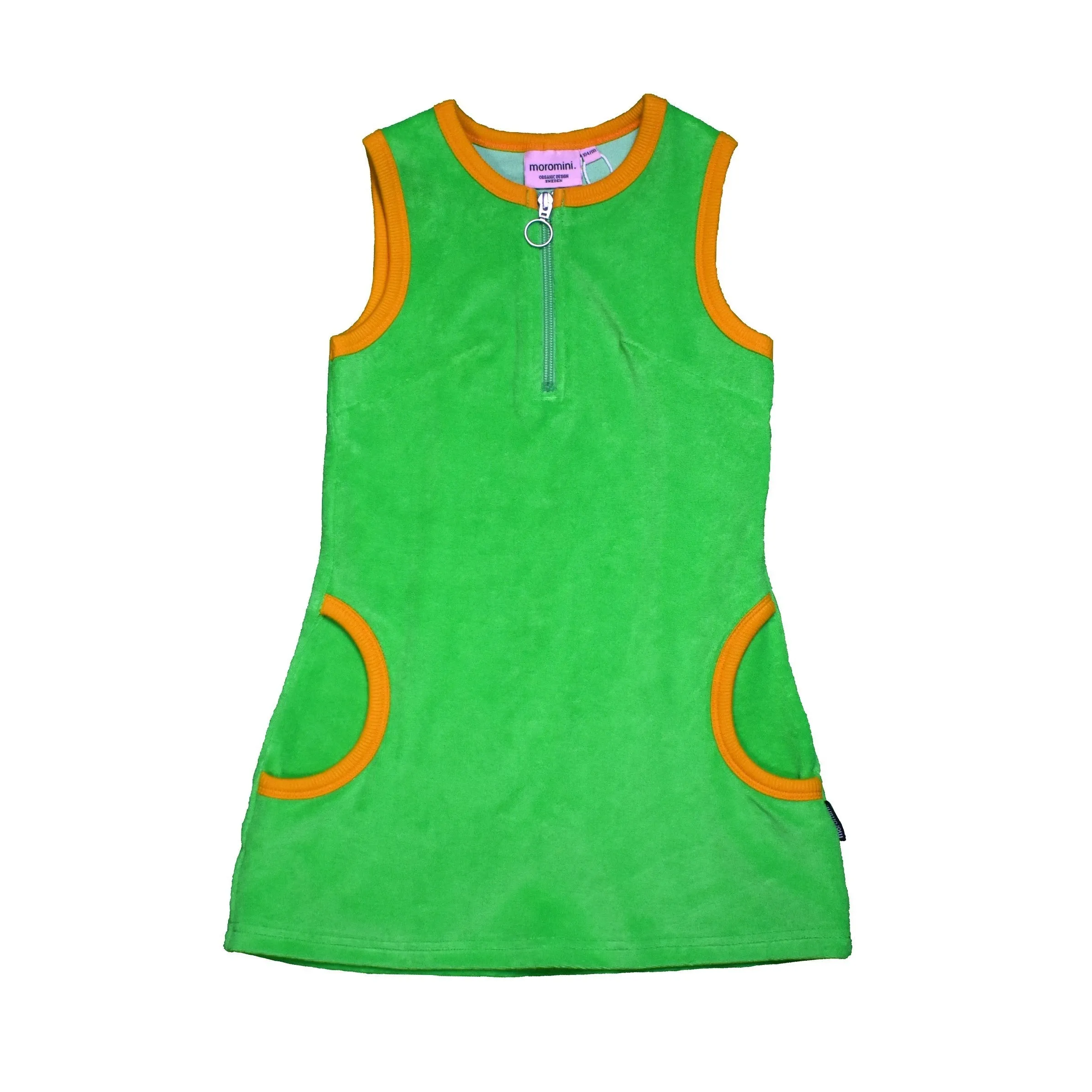 Green Terry Twiggy Dress