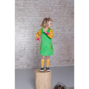 Green Terry Twiggy Dress