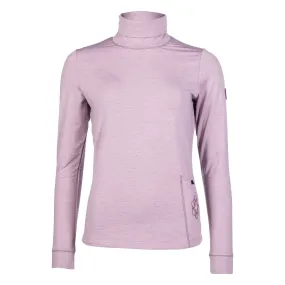 Hkm Ladies Arctic Bay Turtleneck Shirt - Mauve
