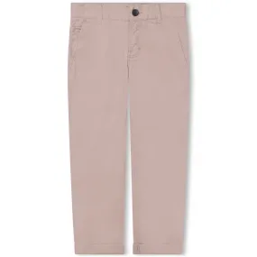Hugo Boss Boys Khaki Cotton Pants_ J24869-269