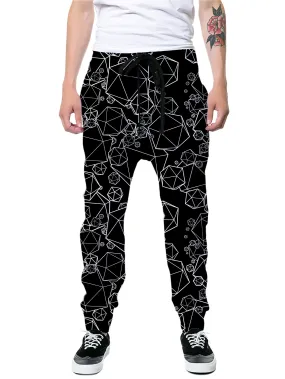 Icosahedron Madness Black Joggers