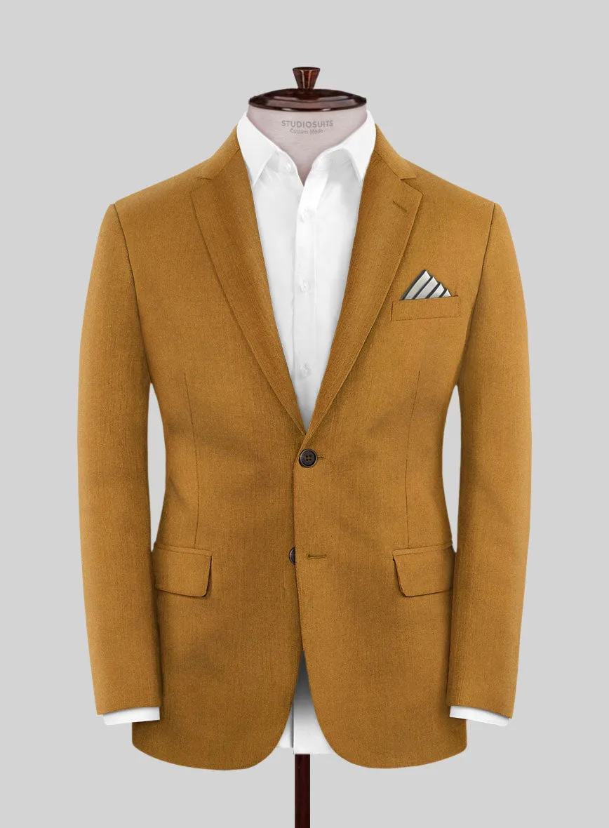 Italian Turna Mustard Flannel Jacket