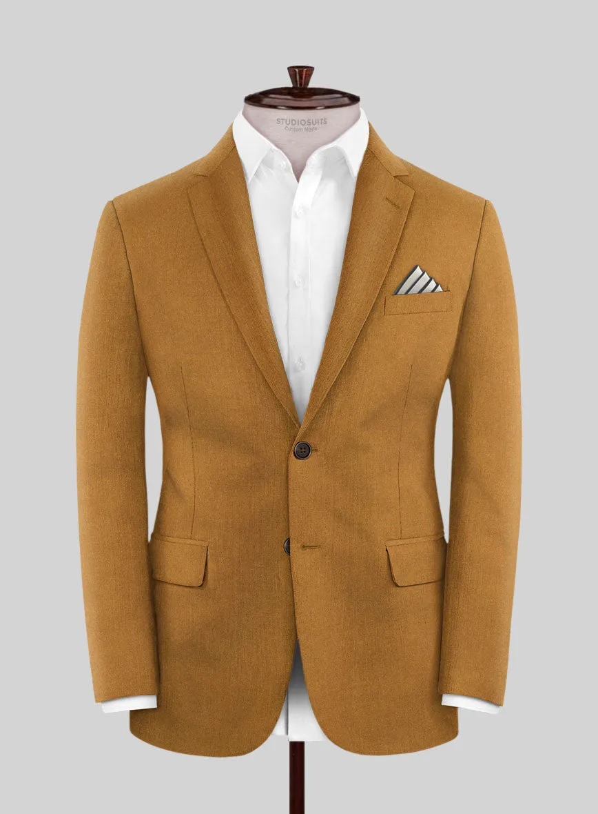 Italian Turna Mustard Flannel Suit