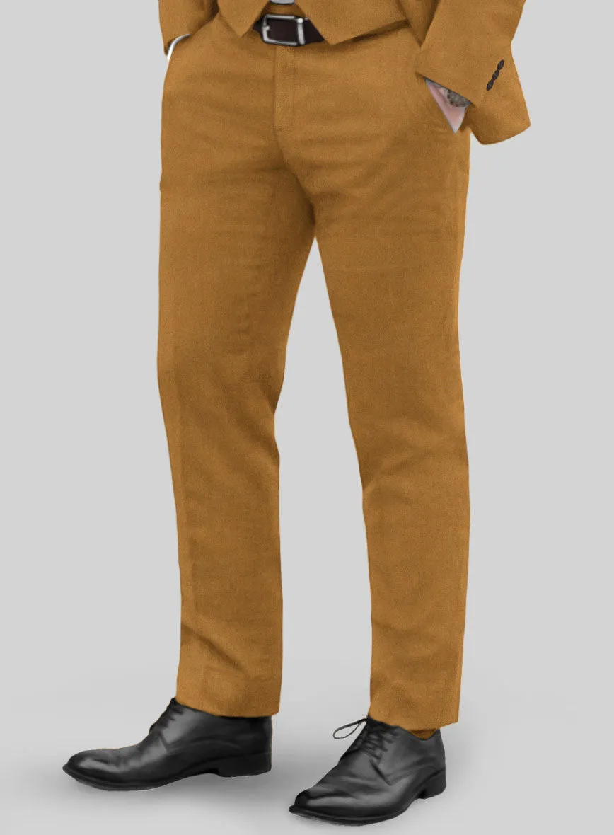 Italian Turna Mustard Flannel Suit