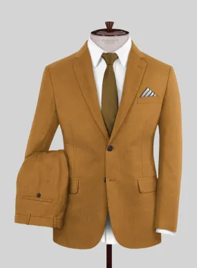 Italian Turna Mustard Flannel Suit