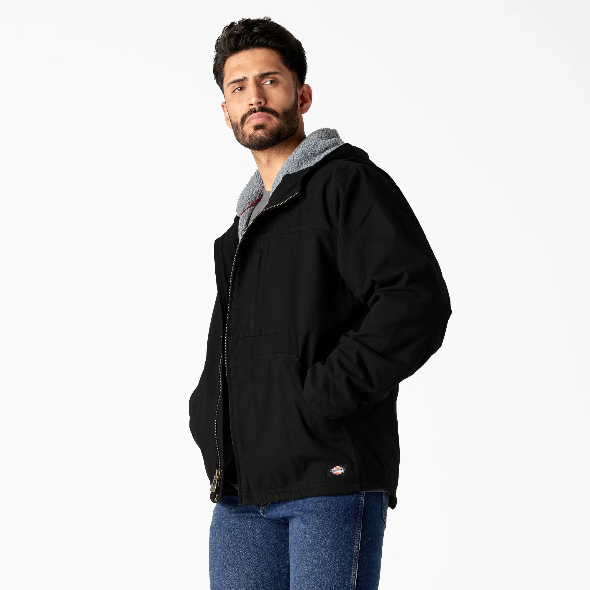 Jacket - Dickies Duck Canvas High Pile Fleece Lined Jacket, TJ360RBKX