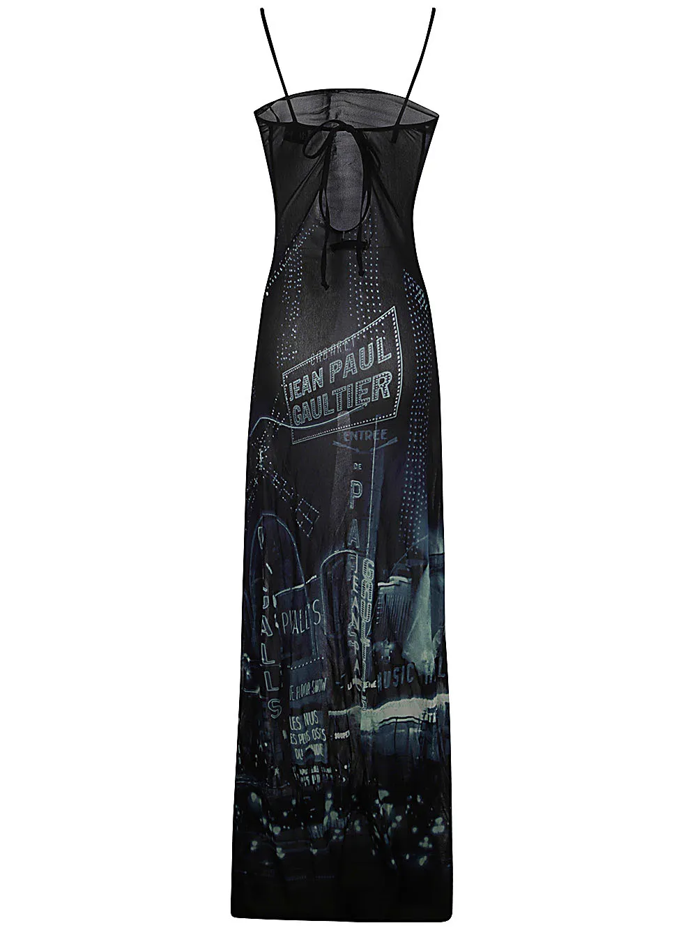 JEAN PAUL GAULTIER Mesh Slip Dress - Pigalle Print, Mini Style