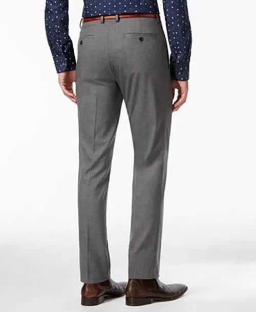 Kenneth Cole Reaction Mens Slim fit Dress Pants 36 / 29 Grey Stretch