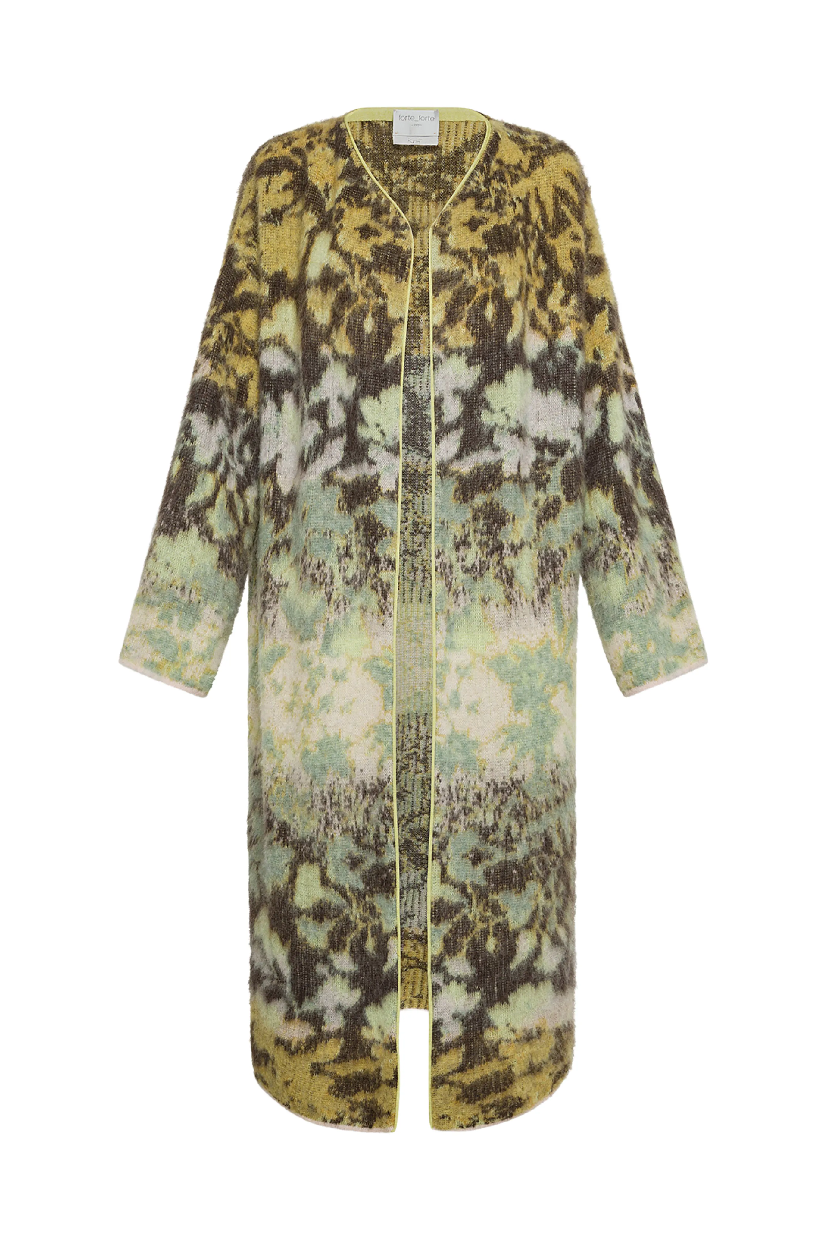 Knit Jacquard Coat