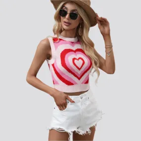 Knitted Tops Women Tank Top Casual Summer Sleeveless Y2K Vest Female Pullover Knitwear Fashion Streetwear Aesthetic Cute Shirts