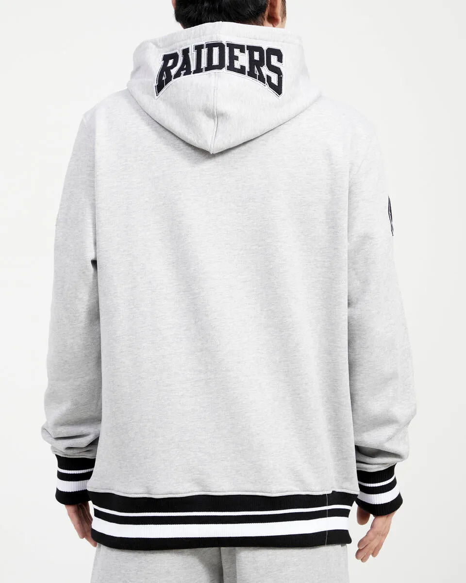 Las Vegas Raiders Crest Emblem RIB FLC PO Hoodie