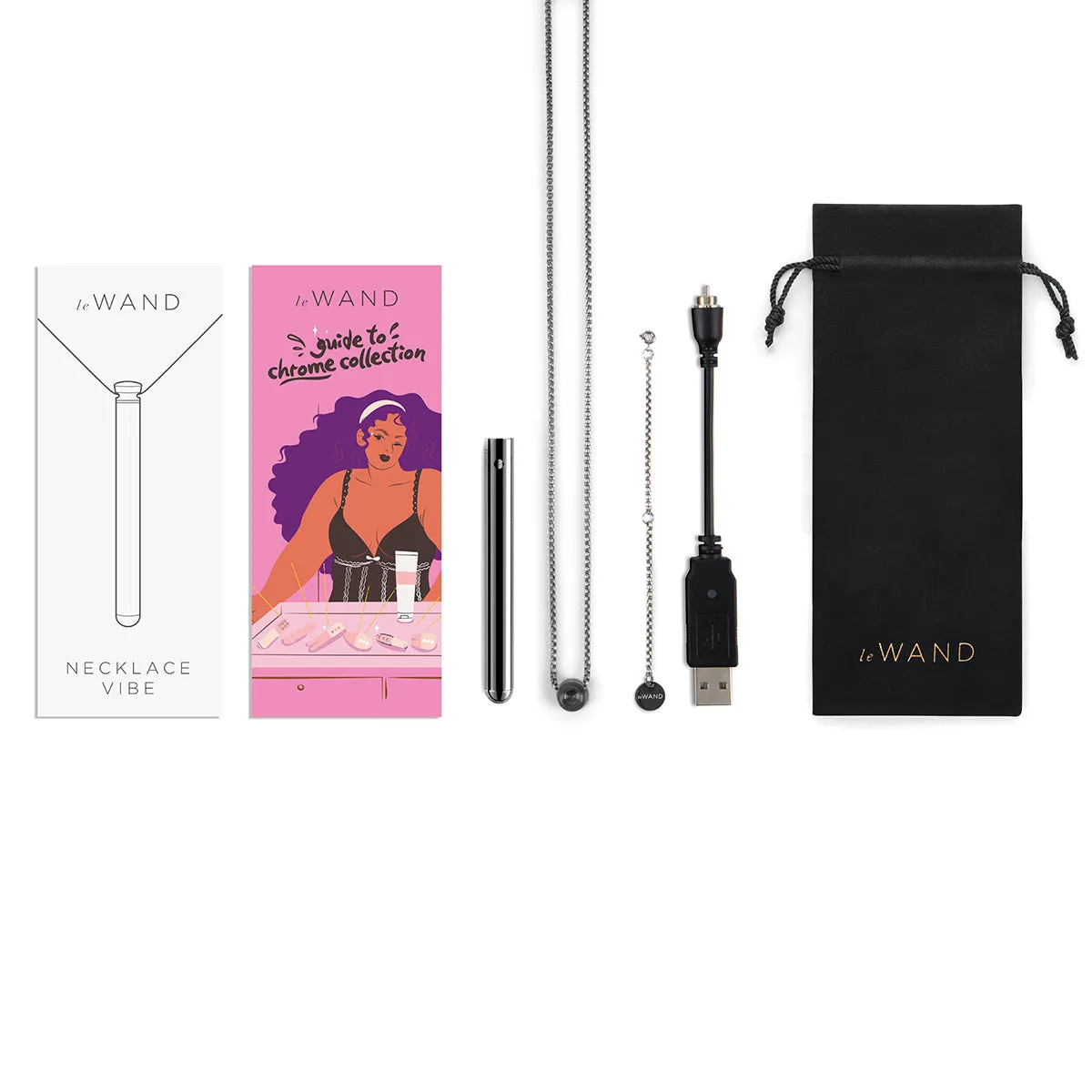 Le Wand Stainless Steel Vibrating Necklace