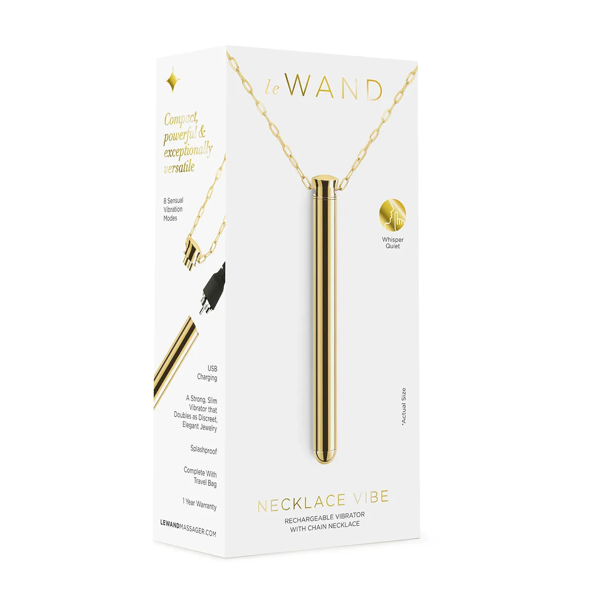 Le Wand Stainless Steel Vibrating Necklace