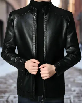 Leather Jacket Spring Autumn Men's Classic Oversized Sheepskin Tops Loose Big Size Real Leather Jacket Fat Leather Outerwear S4360116