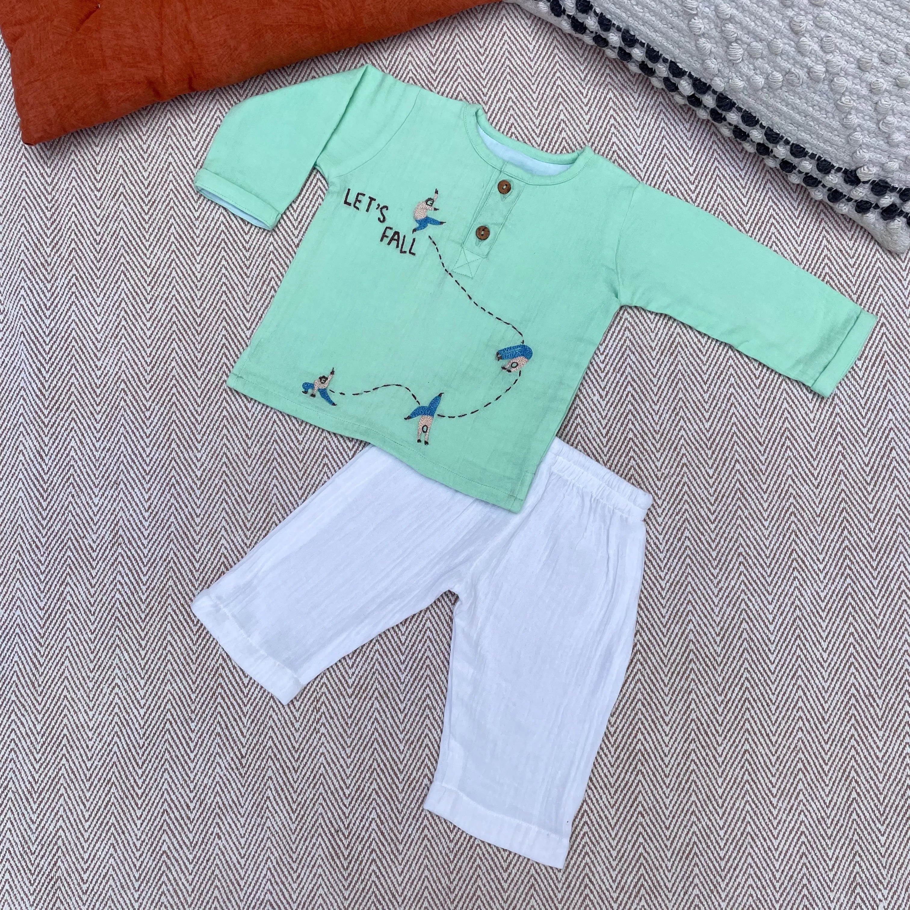 Let's Fall Muslin Set