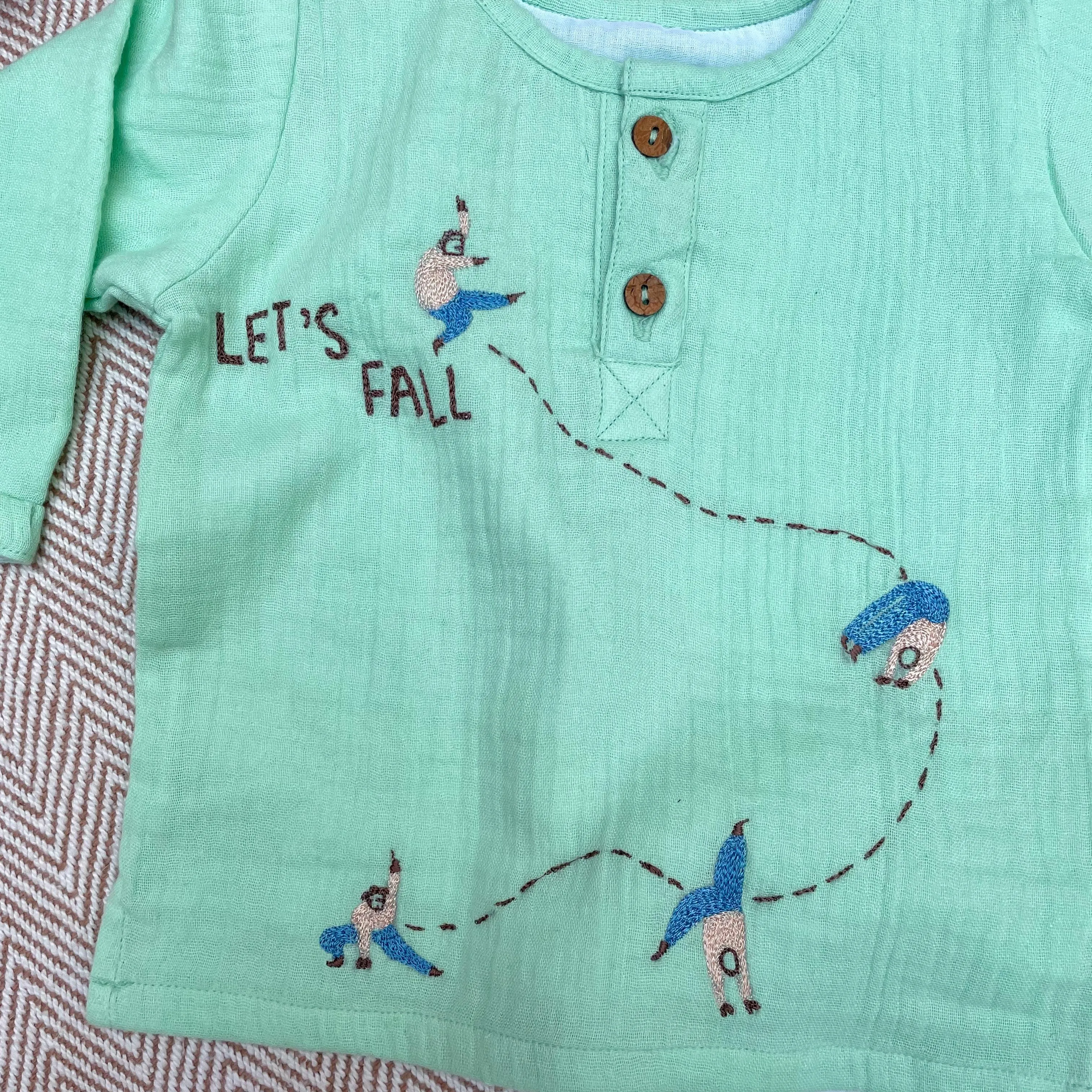 Let's Fall Muslin Set
