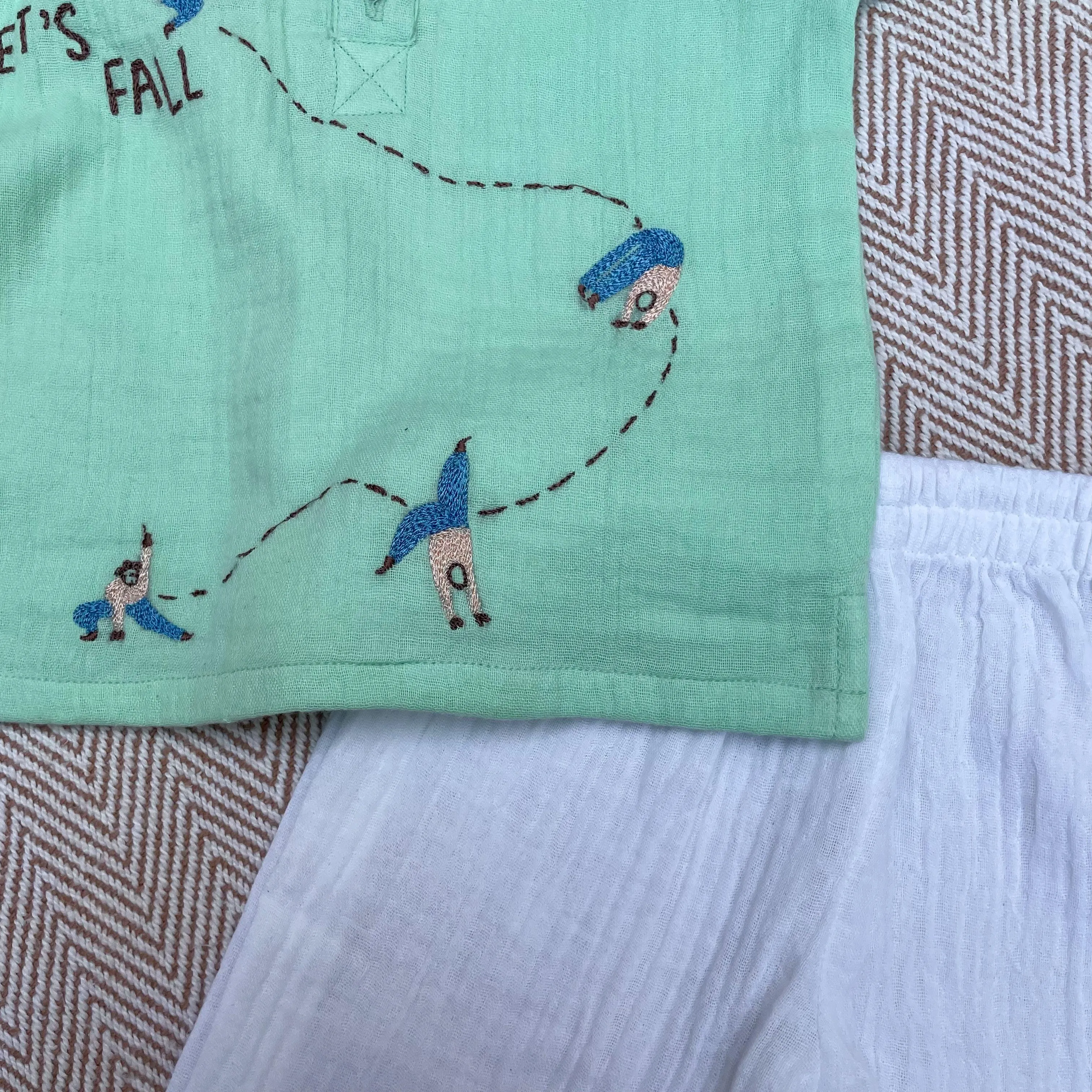 Let's Fall Muslin Set