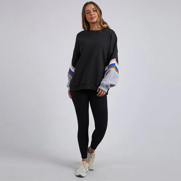 Levitate Panel Crew - Washed Black