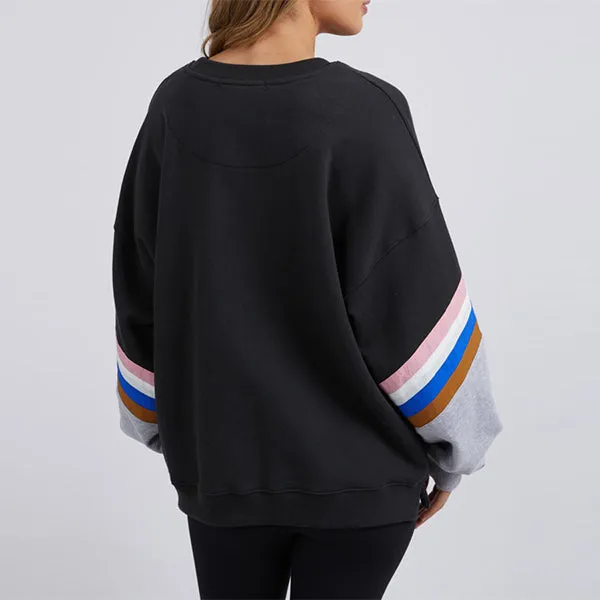 Levitate Panel Crew - Washed Black