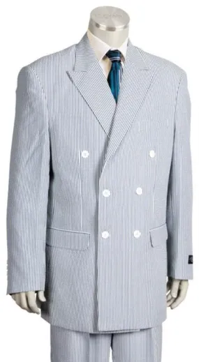 Light Blue Seersucker Suit