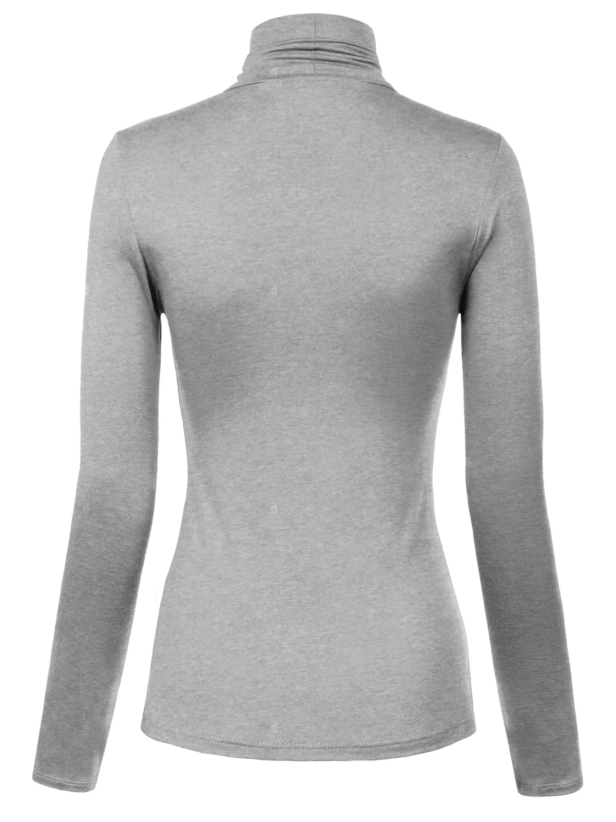 Long Sleeve Turtleneck Lightweight Pullover Slim Fit Top