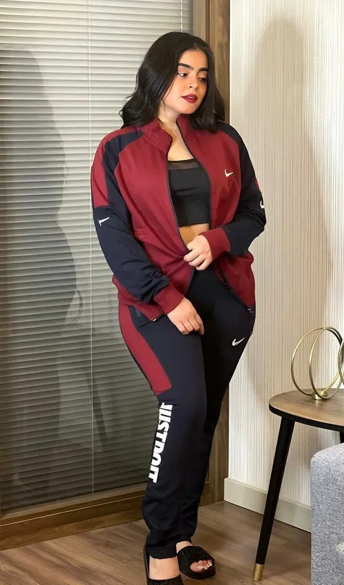 Long Sleeved Front Zipper Hoodie & Jogger Pants Set