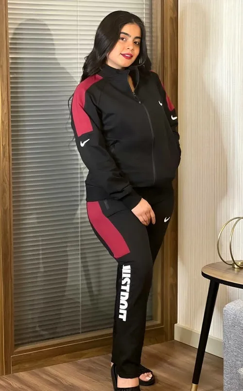 Long Sleeved Front Zipper Hoodie & Jogger Pants Set