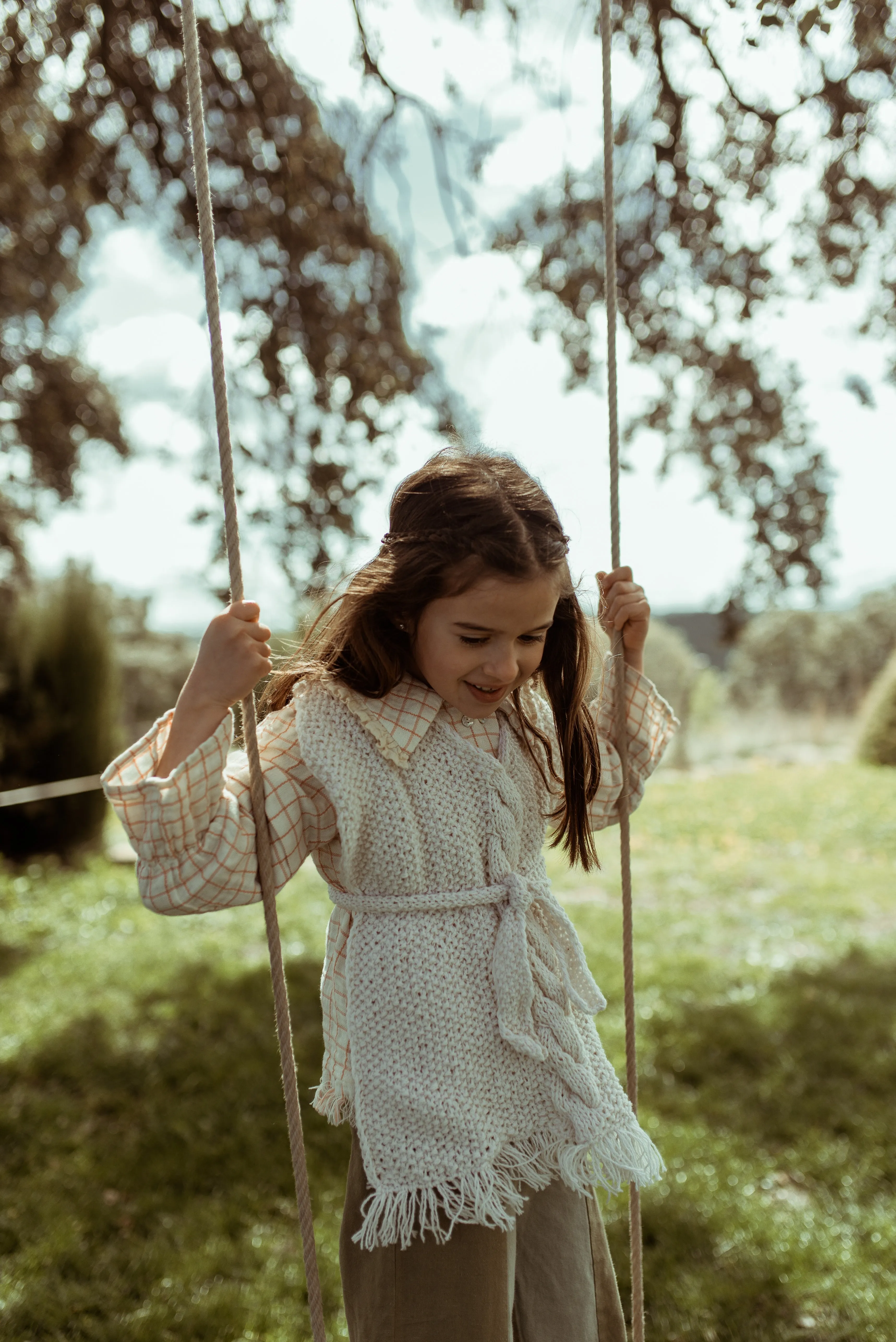 Majula Handmade Vanilla Vest - 2/4Y
