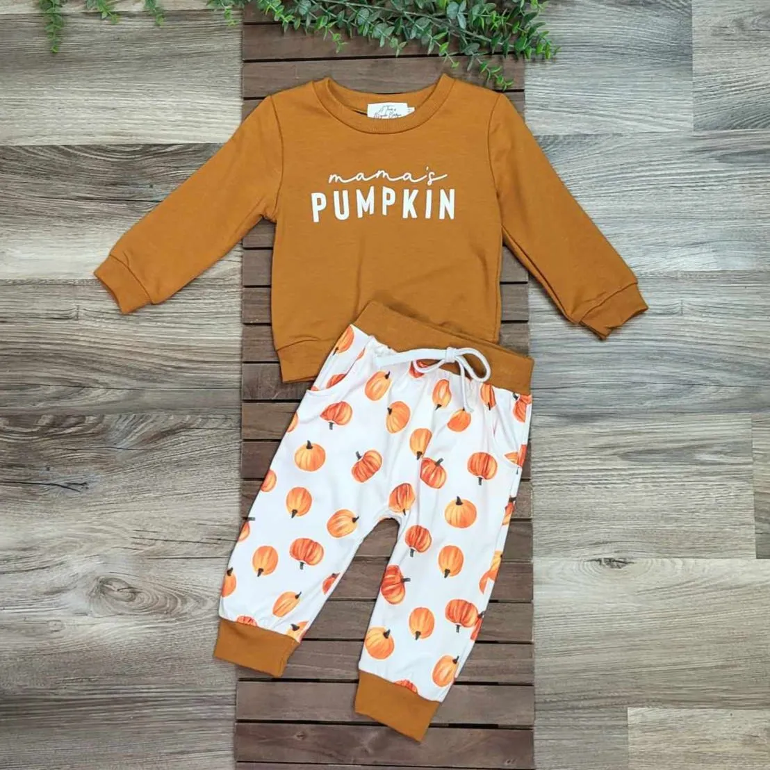 Mama's Pumpkin Jogger Set