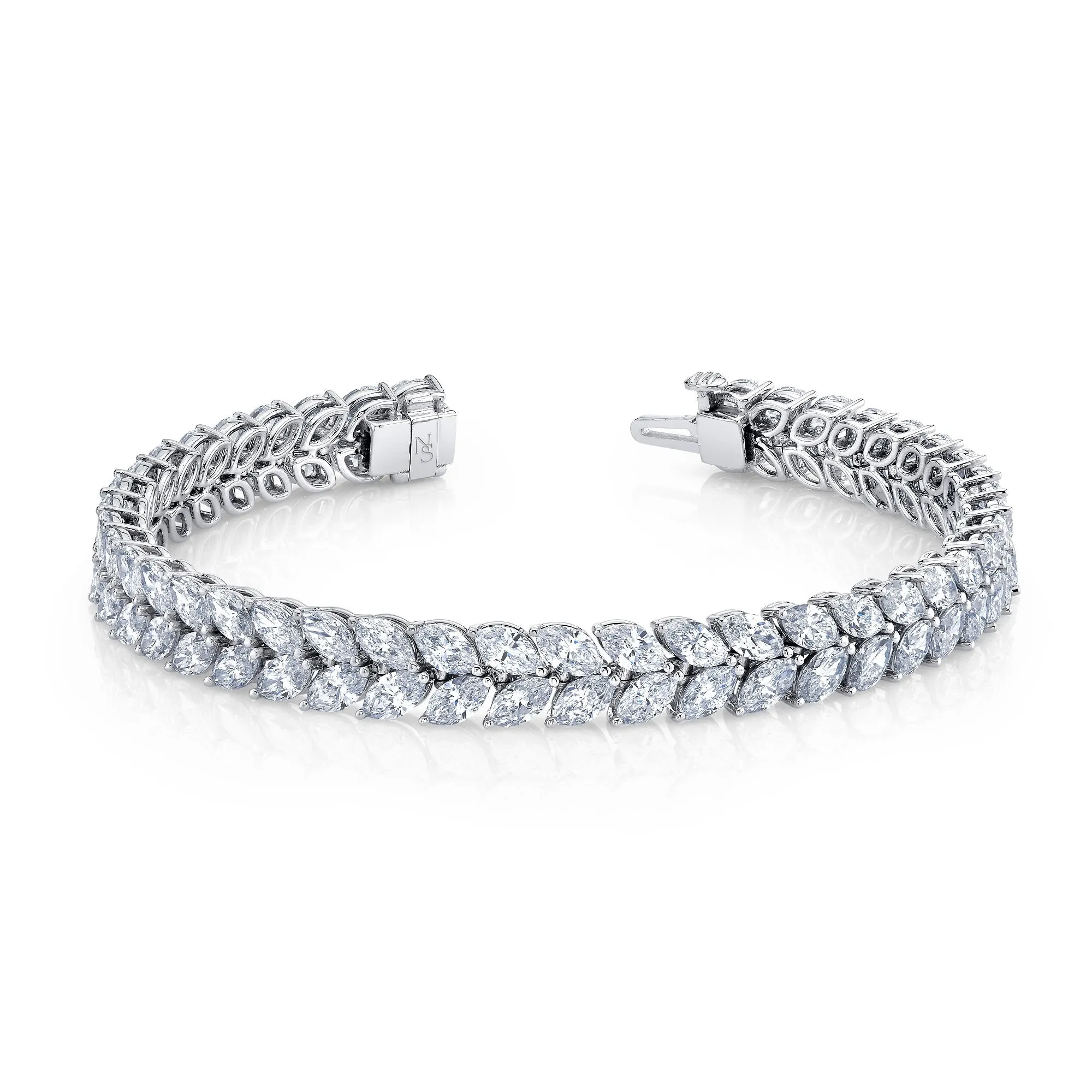 Marquise Cut Diamond Bracelet