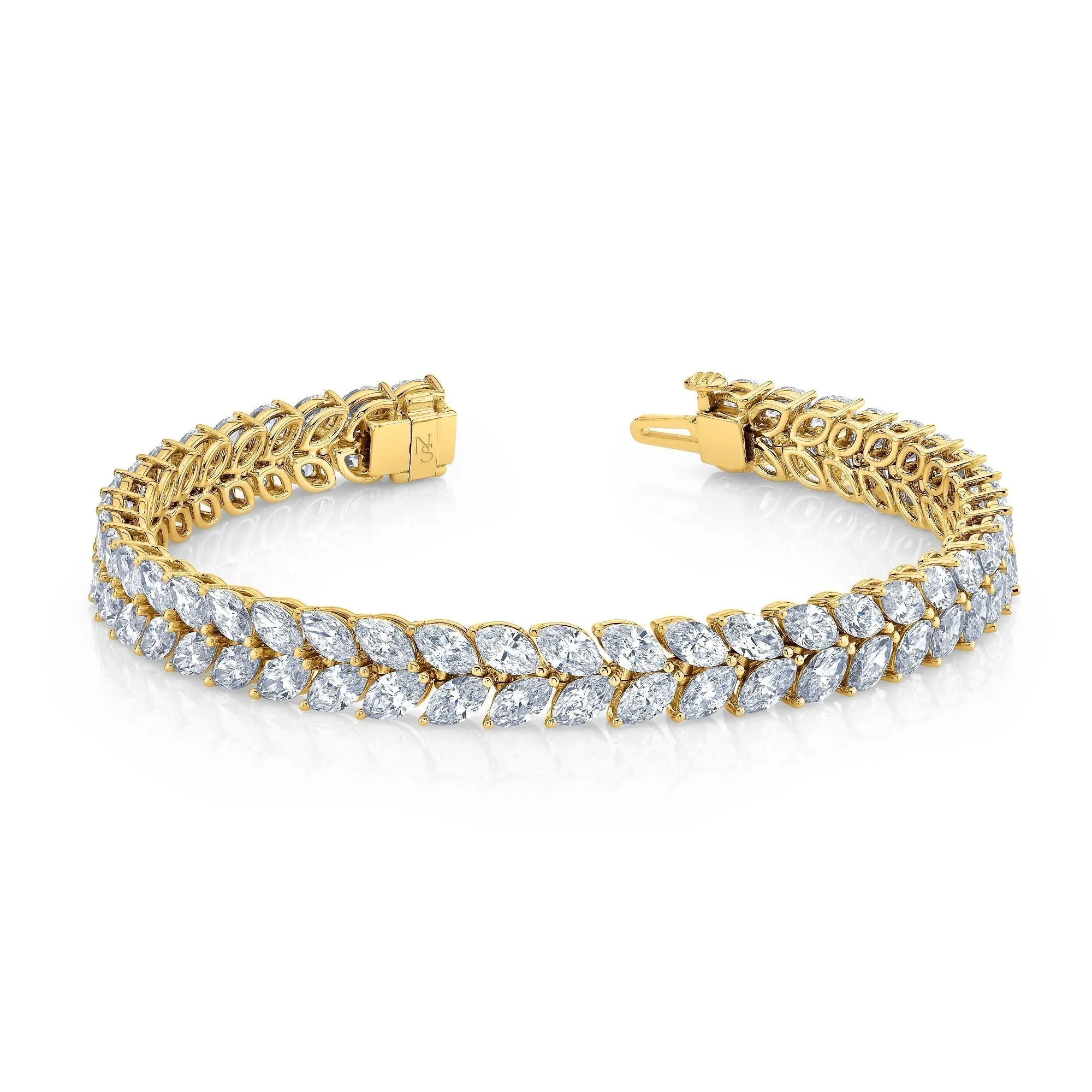 Marquise Cut Diamond Bracelet
