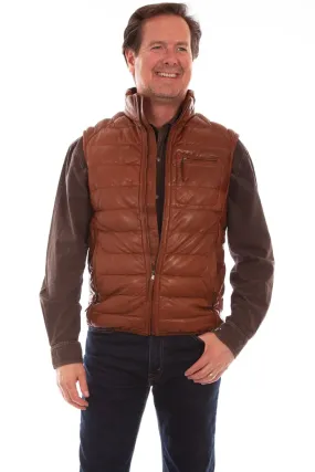 Mens Lamb Leather Vest