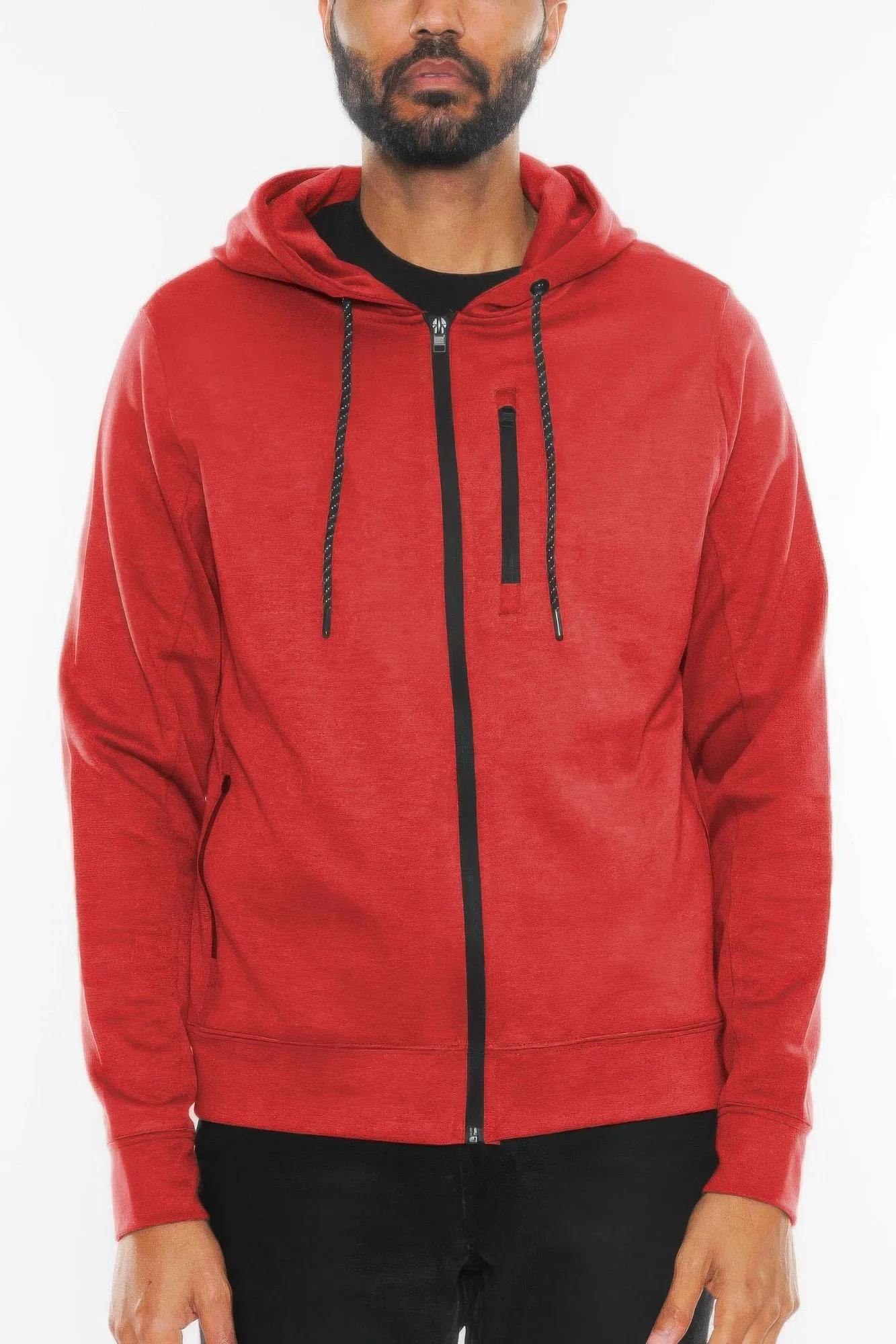 Mens Solid Stacked Flared Track Set