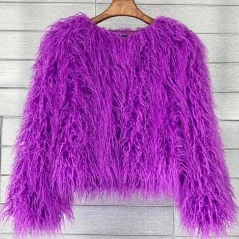 Micaela Shaggy Faux Fur Jackets