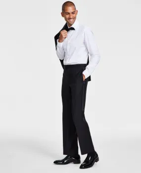 Michael Kors Mens Classic fit Dress Pants 36 / 32 Black Solid Stretch