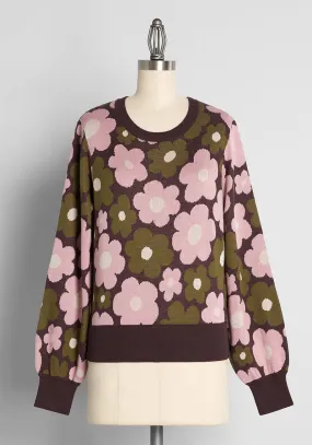 ModCloth x Princess Highway A Beautiful Bundle Graphic Sweater