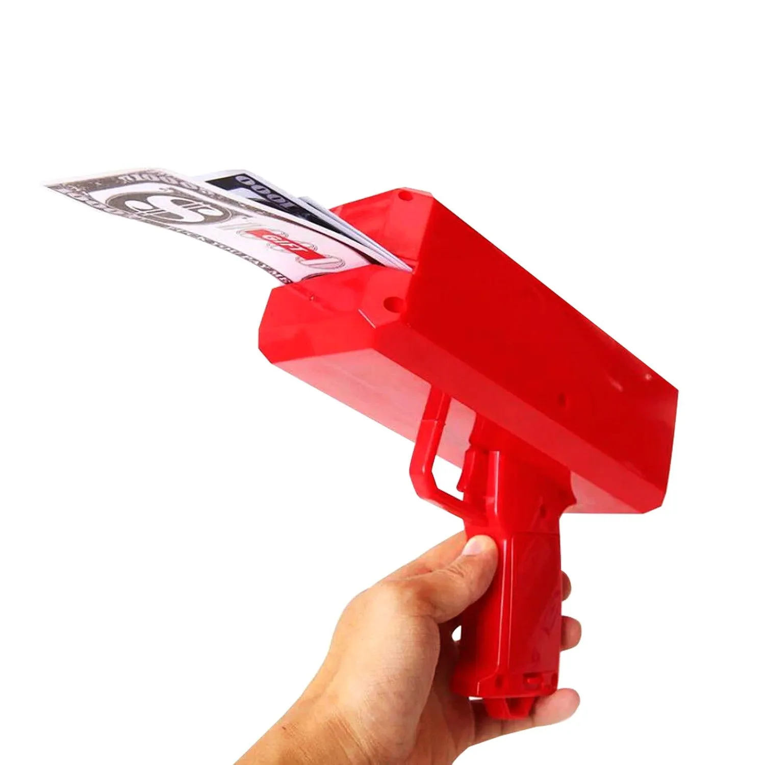 Money Gun Shooter Cash Spray Gun Make it Rain Toy Gun Cash Cannon Money Gun Great Fun for Party Games Wedding Birthday