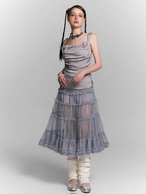 Multi-layer Mesh Skirt