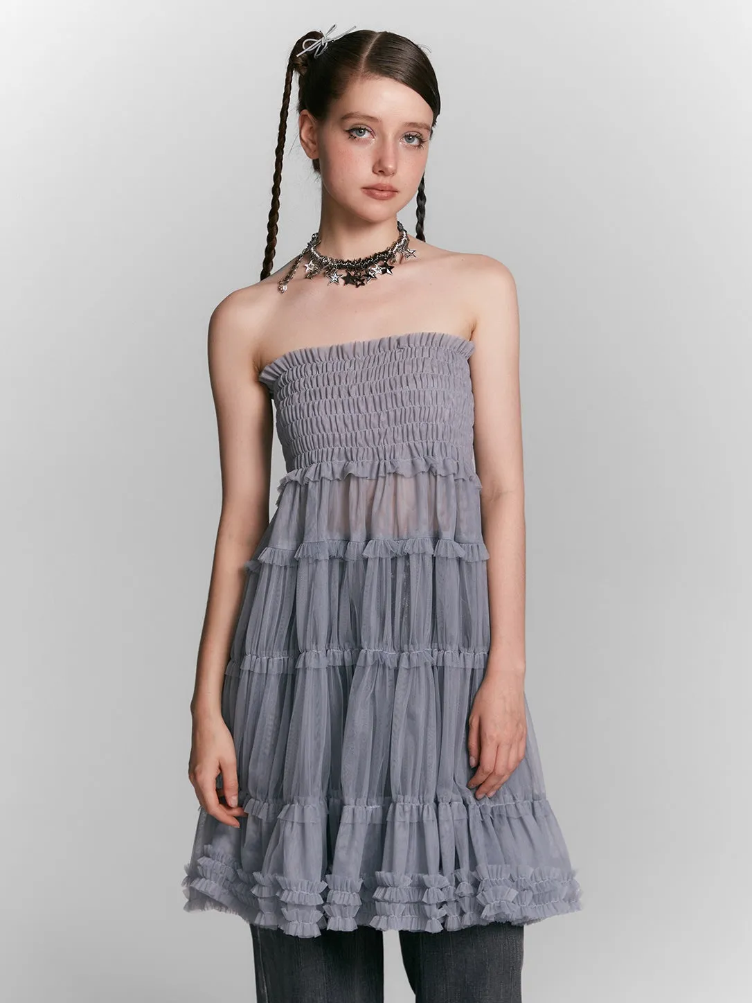 Multi-layer Mesh Skirt