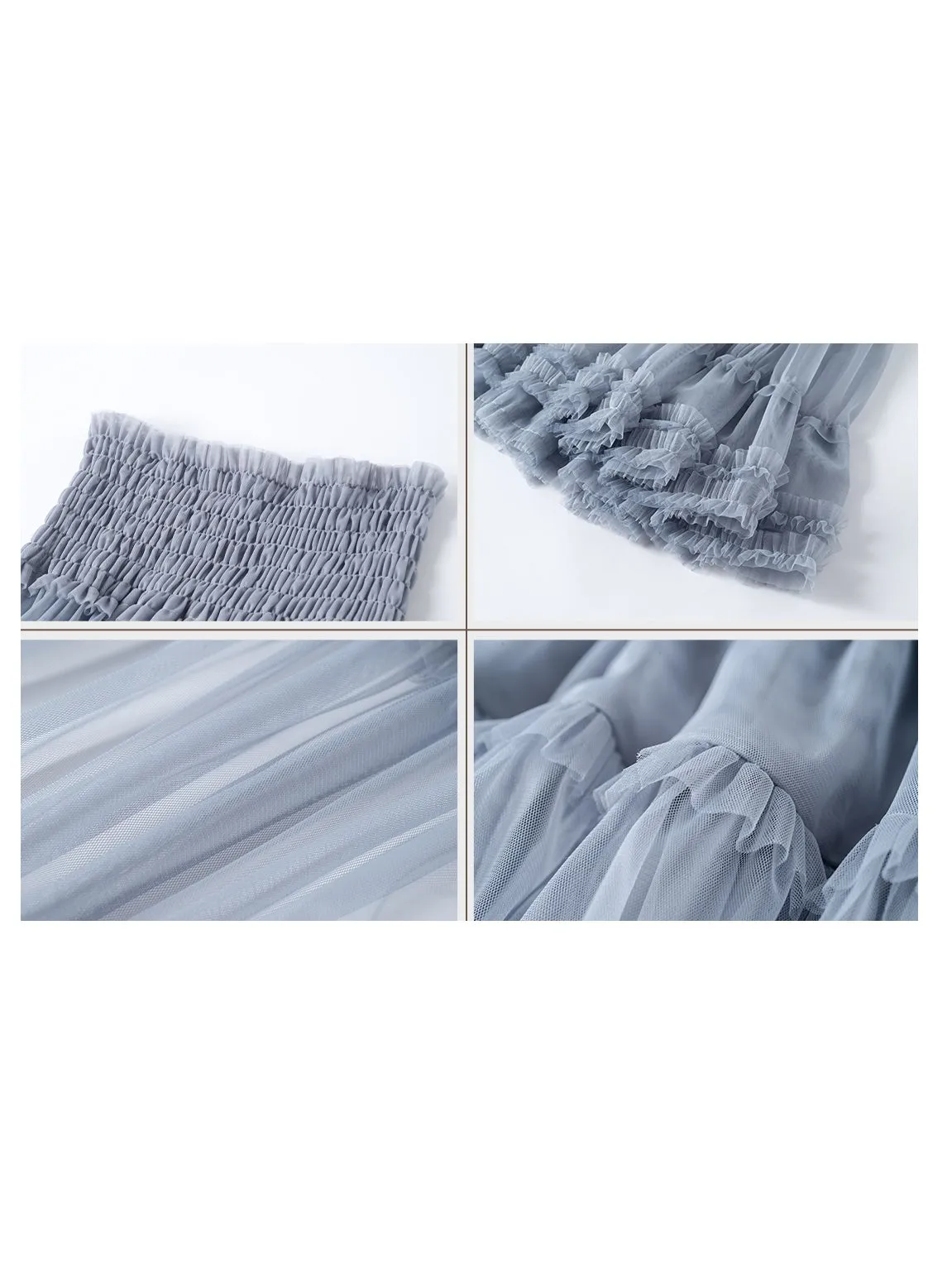 Multi-layer Mesh Skirt