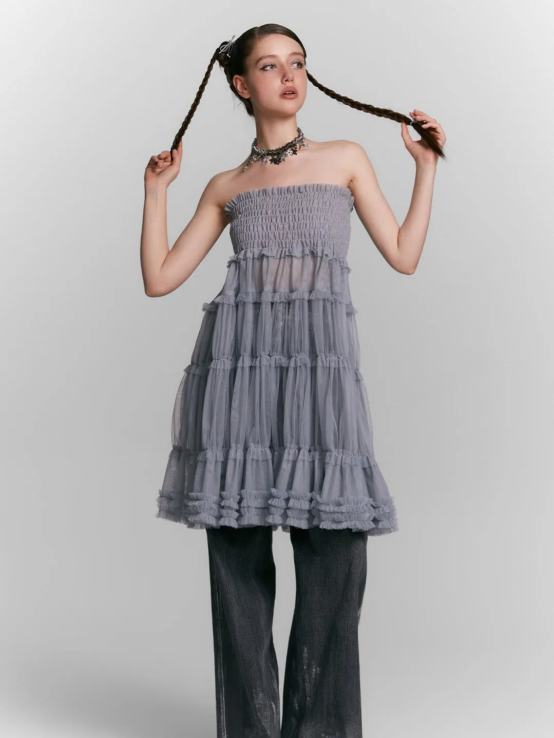 Multi-layer Mesh Skirt