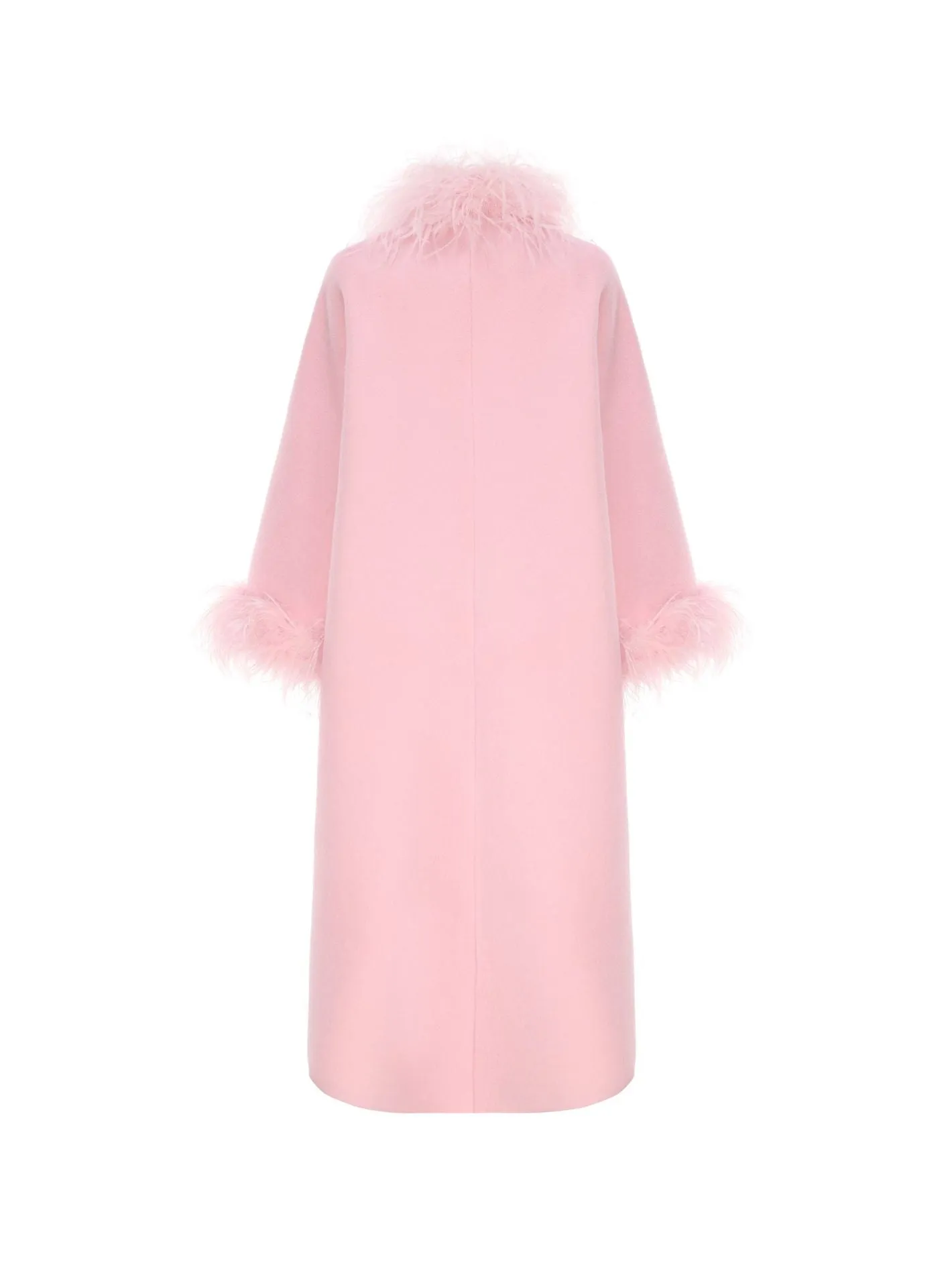 Nina Feather Coat (Pink)
