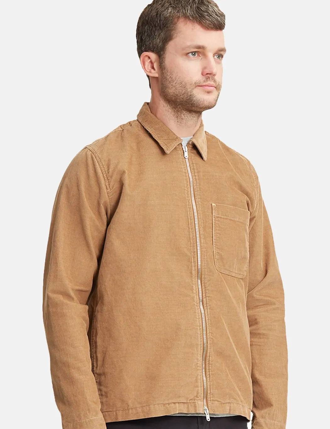 Norse Projects Jens Cord Overshirt - Camel