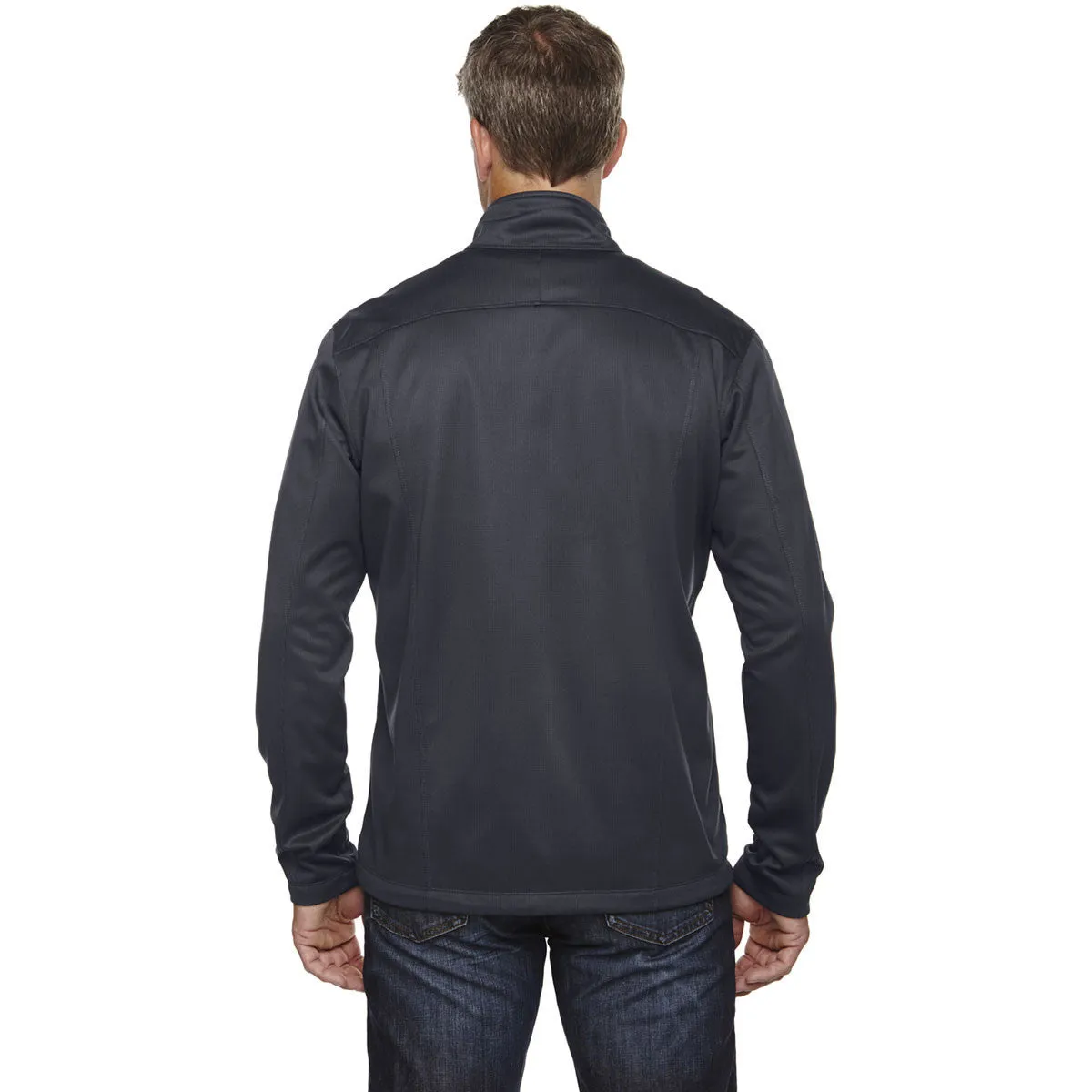 North End Men's Carbon Trace Printed Fleece Jacket
