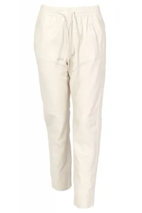 Oakwood 63641 Gift 0516 Eggshell Cream Leather Joggers